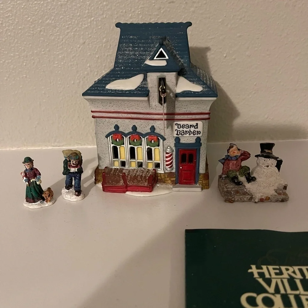 Heritage village North Pole series “ Beard Barber Shop” 5634-0